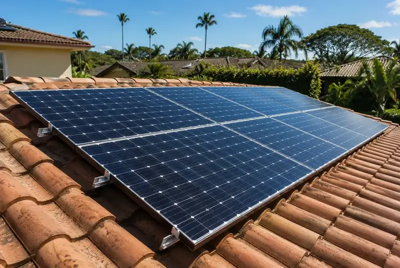 Installation de panneaux solaires à Saint-Romain-de-Benet
